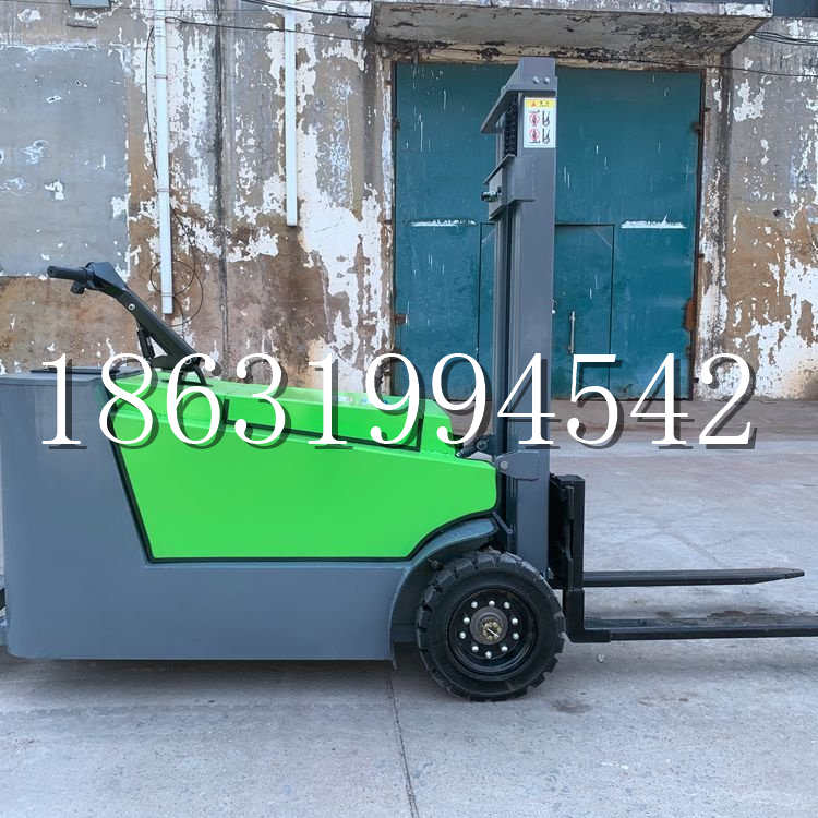康县小型电动叉车1吨2吨步行站驾式电瓶堆高充电装卸车液压升降车铲车